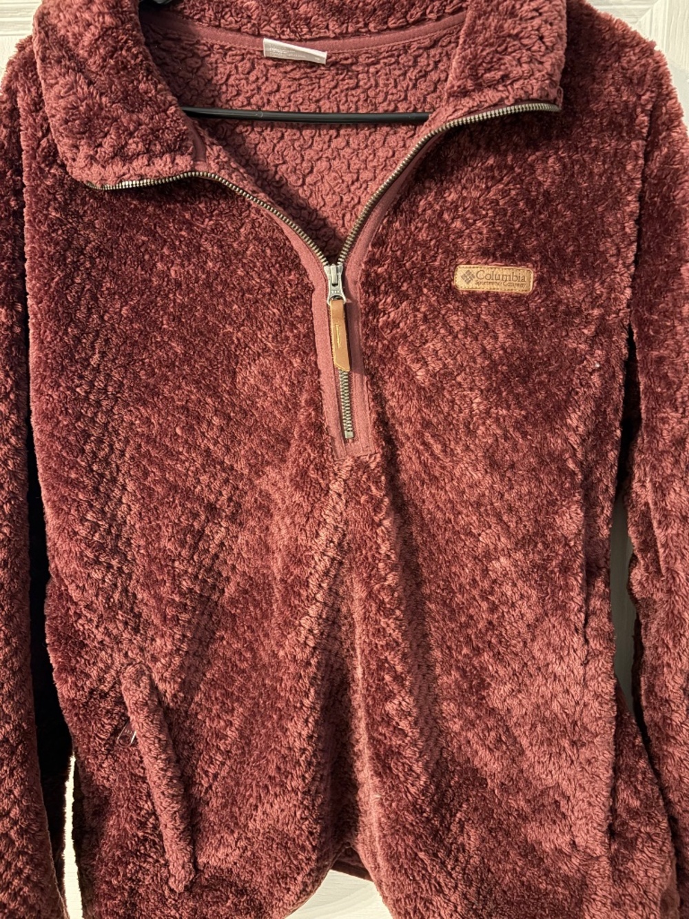 Columbia fireside Sherpa XL ladies quarter zip